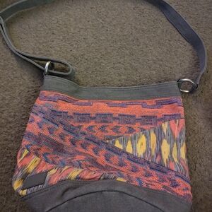 Tom's western print satchel